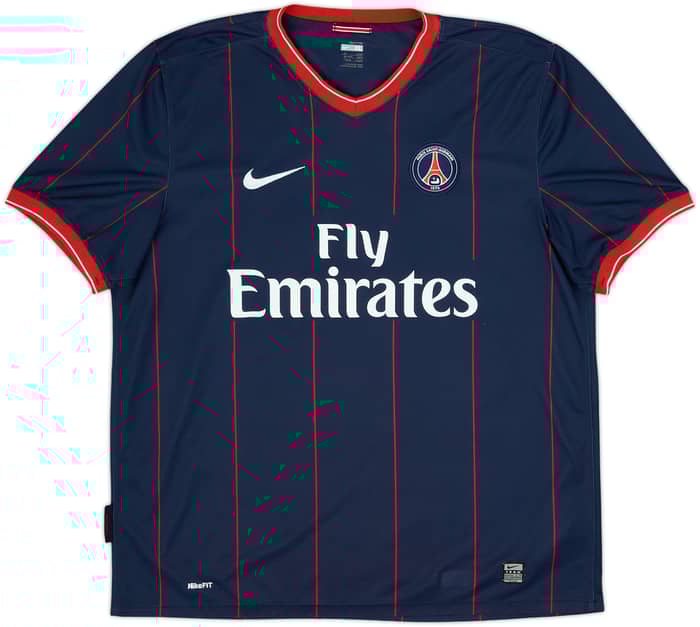 2009-10 Paris Saint-Germain Home Shirt Makelele #4 - 8/10 - (XL)