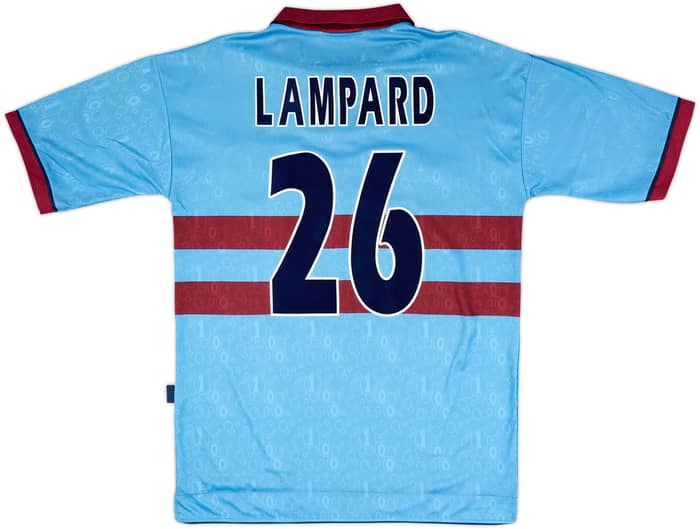 1995-97 West Ham Centenary Away Shirt Lampard #26 - 8/10 - (L)