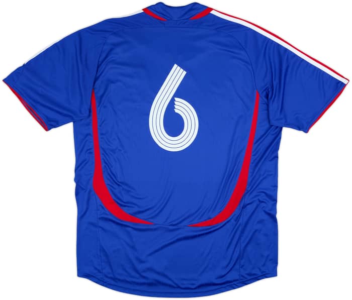 2006-07 France Home Shirt #6 - 8/10 - (XL)