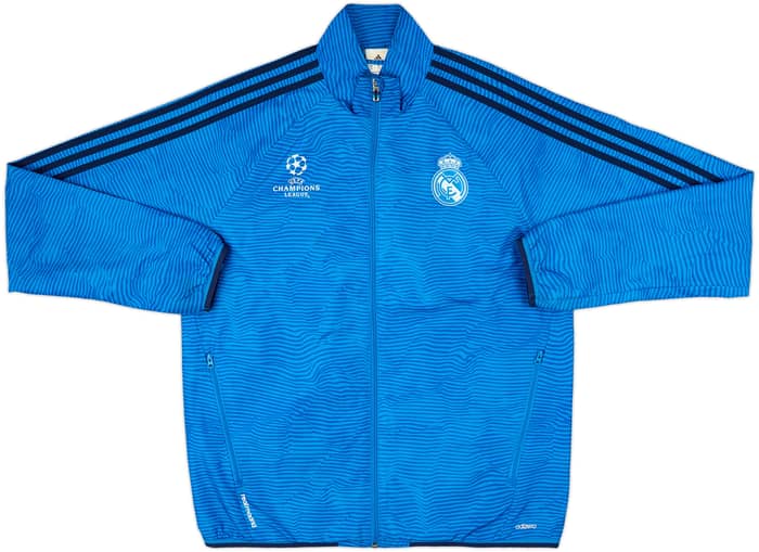 2015-16 Real Madrid CL adidas Track Jacket - 8/10 - (M)
