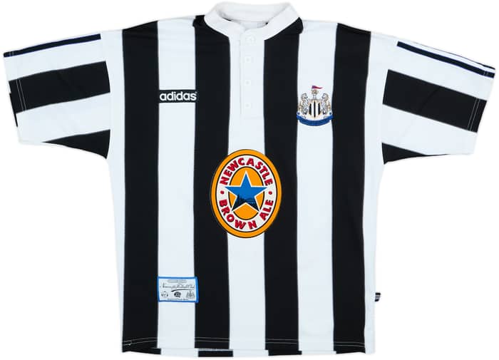 1995-97 Newcastle Home Shirt #9 - 8/10 - (M)
