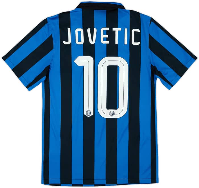 2015-16 Inter Milan Home Shirt Jovetic #10 - 8/10 - (S)