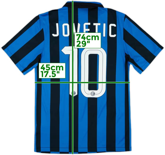 2015-16 Inter Milan Home Shirt Jovetic #10 - 8/10 - (S)