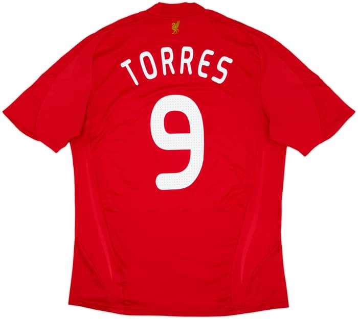 2008-10 Liverpool Home Shirt Torres #9 - 6/10 - (XL)