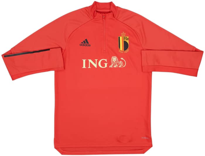 2019-20 Belgium adidas 1/4 Zip Drill Top - 8/10 - (M)