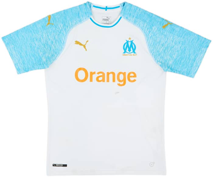 2018-19 Olympique Marseille Home Shirt Thauvin #26 - 6/10 - (M)