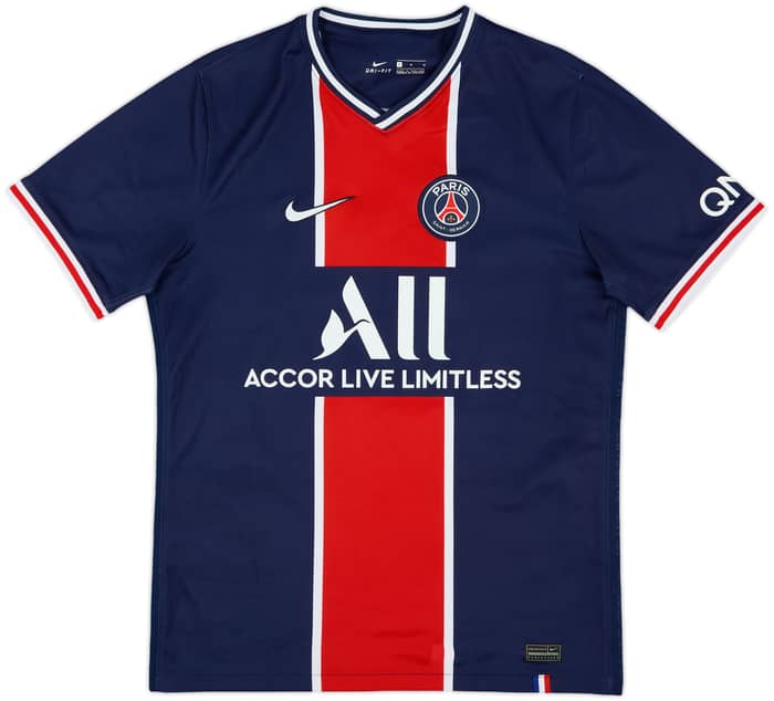 2020-21 Paris Saint-Germain Home Shirt NeymarJr #10 - 9/10 - (M)
