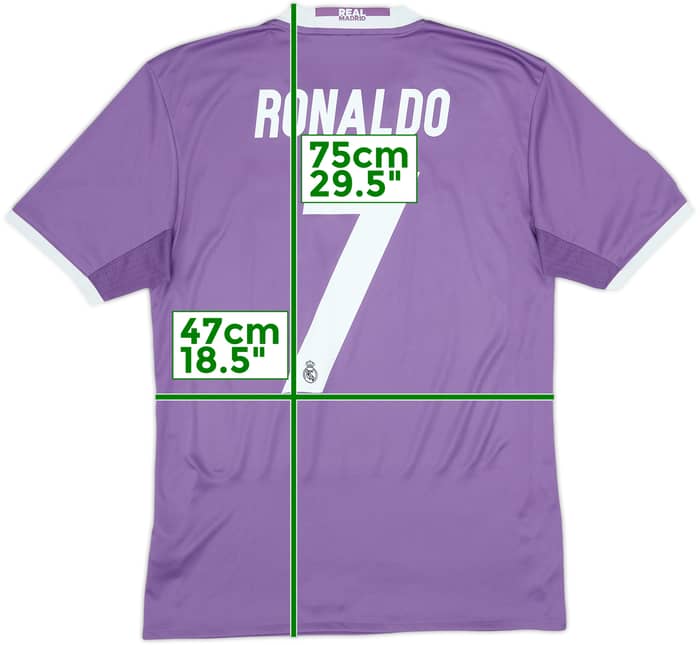 2016-17 Real Madrid Away Shirt Ronaldo #7 - 8/10 - (S)