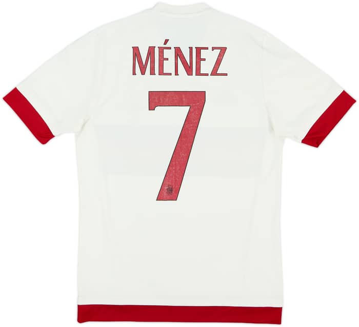 2015-16 AC Milan Away Shirt Menez #7 - 6/10 - (S)