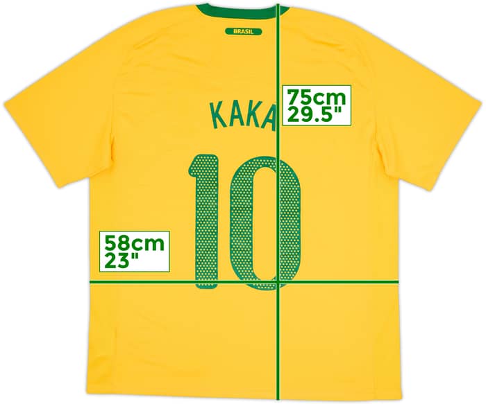 2010-11 Brazil Home Shirt Kaka #10 (L)