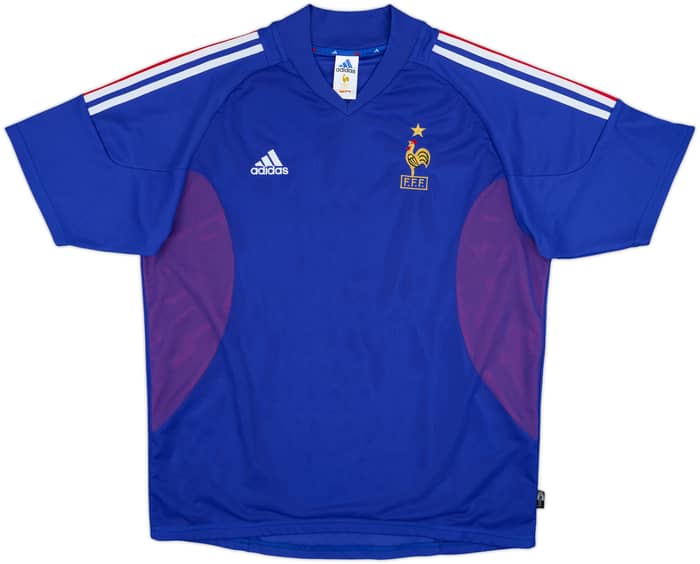 2002-04 France 'Signed' Home Shirt - 9/10 - (L)