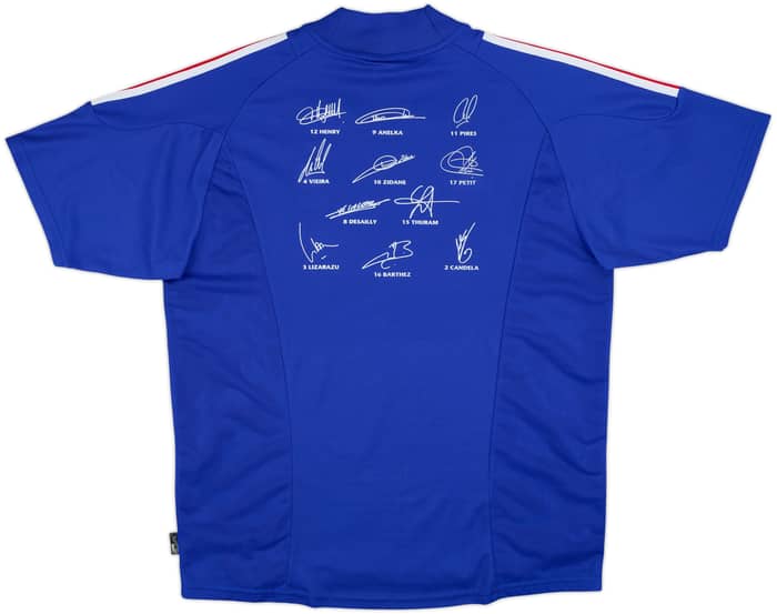 2002-04 France 'Signed' Home Shirt - 9/10 - (L)