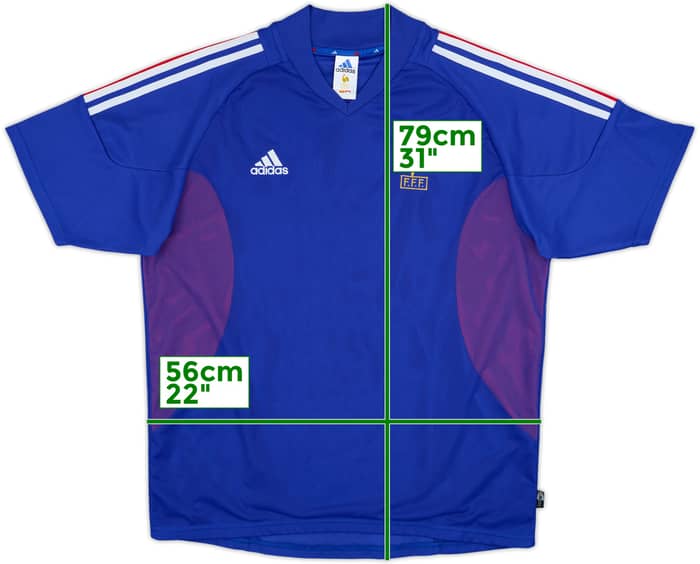 2002-04 France 'Signed' Home Shirt - 9/10 - (L)