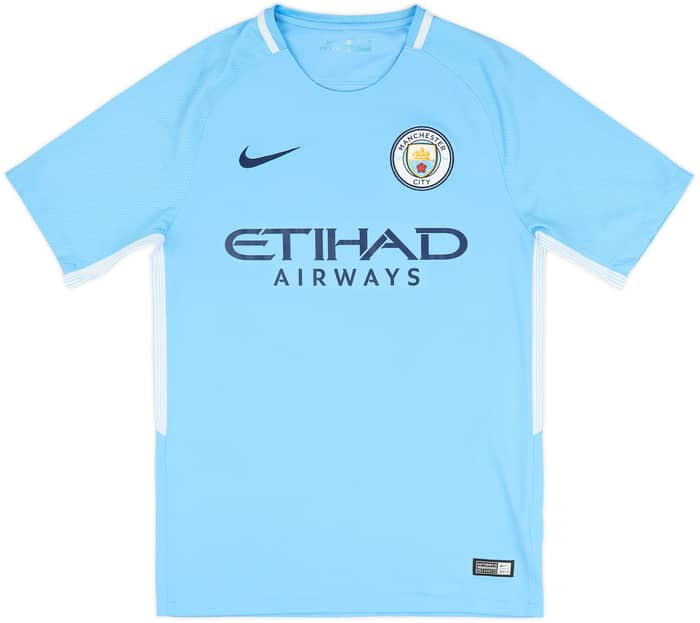 2017-18 Manchester City Camiseta Local Kompany #4 - 8/10 - (S)