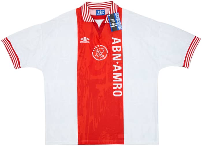 1996-97 Ajax Home Shirt Kluivert #9 (XXL)