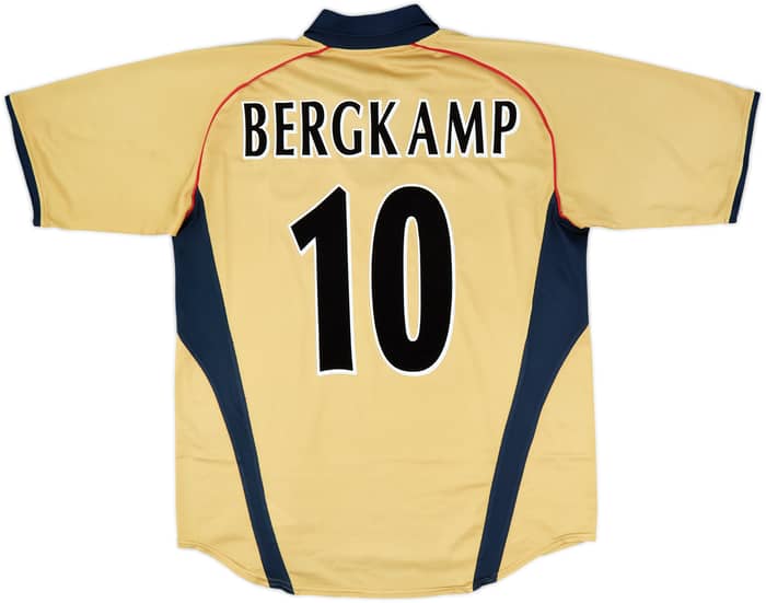 2001-02 Arsenal Away Shirt Bergkamp #10 - 6/10 - (L)