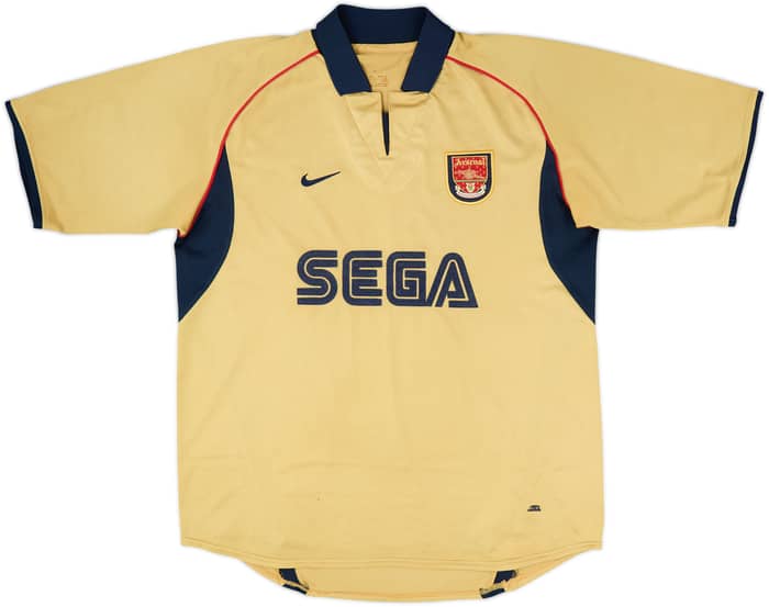 2001-02 Arsenal Away Shirt Bergkamp #10 - 6/10 - (L)