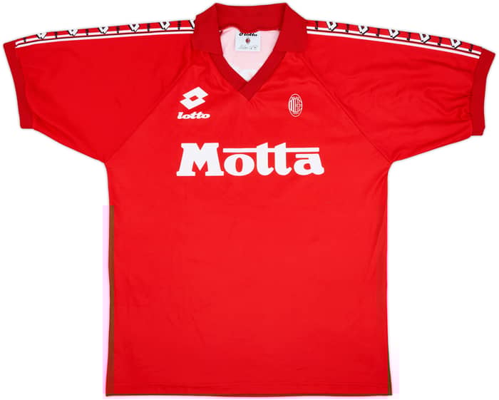 1995-96 AC Milan Lotto Training Shirt - 9/10 - (XL)