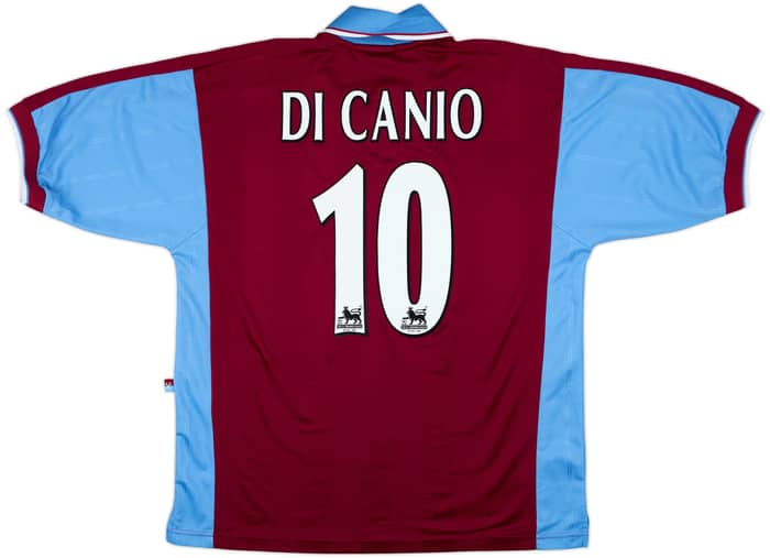 1998-99 West Ham Home Shirt Di Canio #10 - 8/10 - (L)