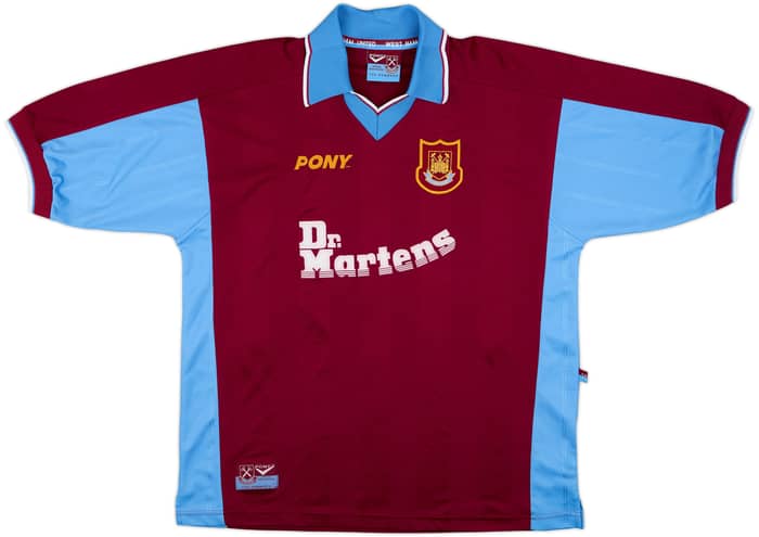 1998-99 West Ham Home Shirt Di Canio #10 - 8/10 - (L)