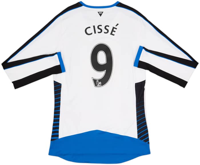 2014-15 Newcastle Player Issue ACTV Fit Home L/S Shirt Cisse #9 - 8/10 - (XL)
