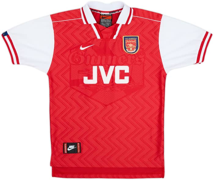 1996-98 Arsenal Home Shirt Overmars #11 - 8/10 - (S)