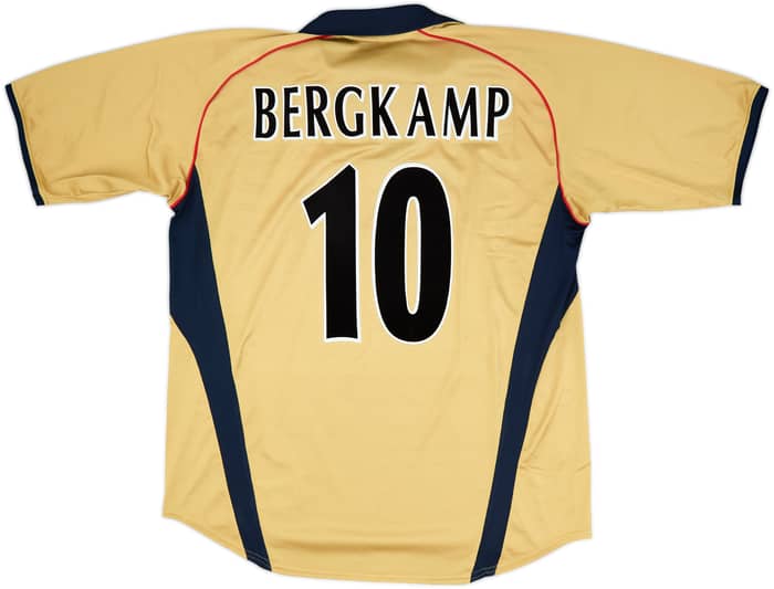 2001-02 Arsenal Away Shirt Bergkamp #10 - 8/10 - (XXL)