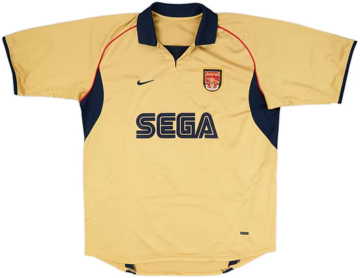 2001-02 Arsenal Away Shirt Bergkamp #10 - 8/10 - (XXL)