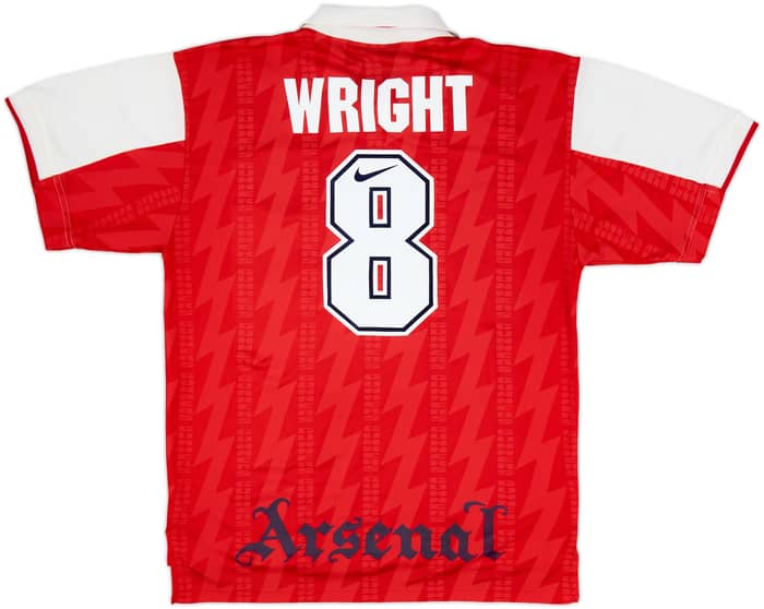 1994-96 Arsenal Home Shirt Wright #8 - 8/10 - (XL)