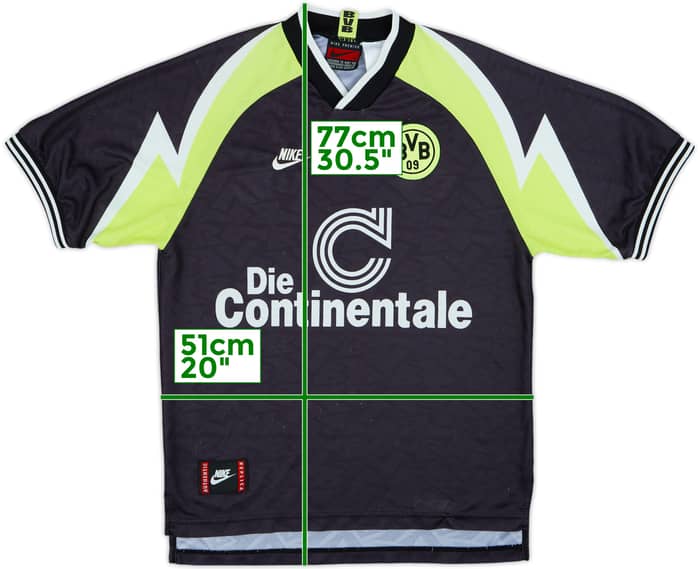 1995-96 Borussia Dortmund Away Shirt - 7/10 - (M)