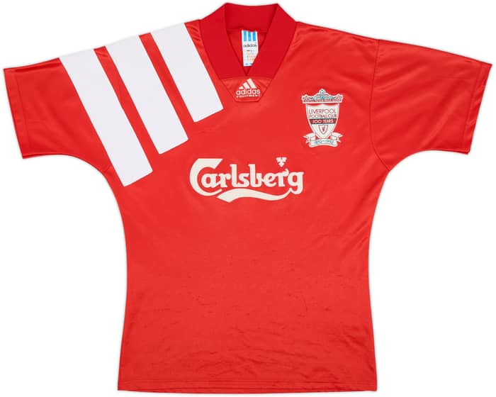1992-93 Liverpool Centenary Home Shirt - 8/10 - (M)
