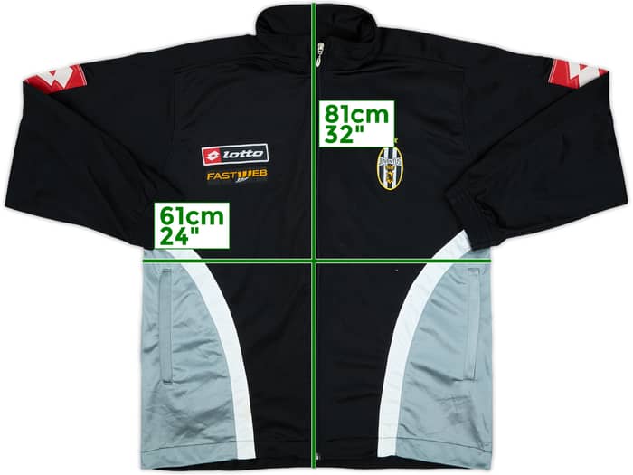 2001-02 Juventus Lotto Track Jacket - 8/10 - (XXL)