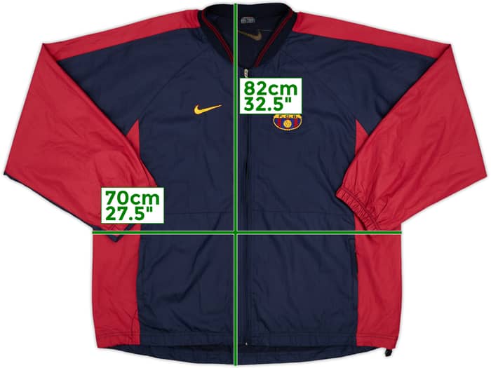 1999-00 Barcelona Nike Track Jacket - 8/10 - (M)