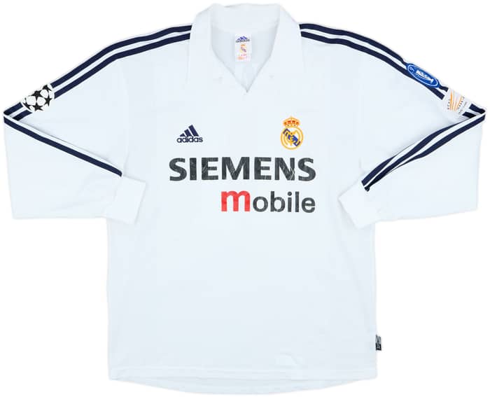 2002-03 Real Madrid Centenary Home L/S Shirt Ronaldo #11 - 5/10 - (M)