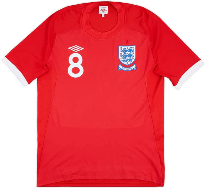 2010-11 England 'South Africa' Away Shirt Lampard #8 - 9/10 - (L)