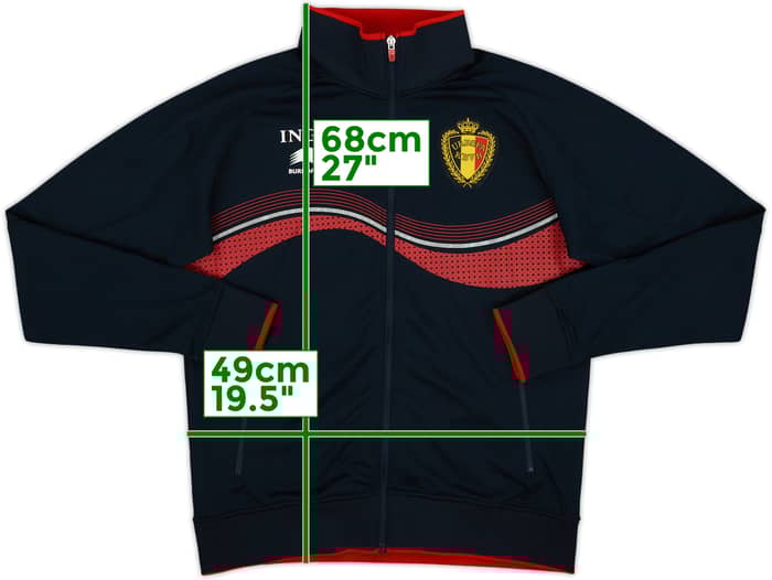 2012-13 Belgium Burrda Track Jacket - 8/10 - (M)