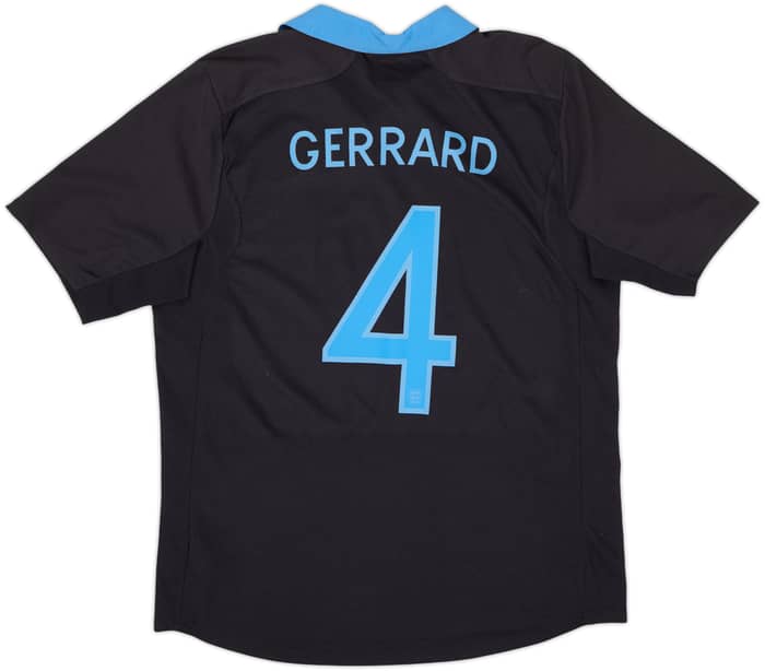 2011-12 England Away Shirt Gerrard #4 - 8/10 - (L)