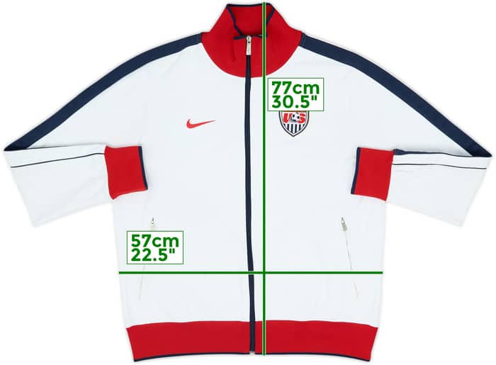 2010-12 USA Nike Track Jacket - 6/10 - (L)