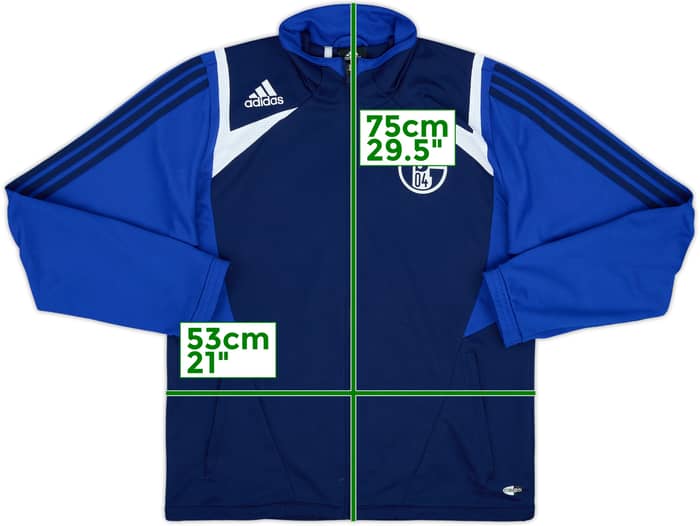 2007-08 Schalke adidas Track Jacket - 8/10 - (M/L)