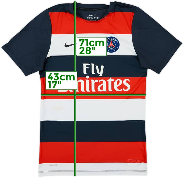 2013-14 Paris Saint-Germain Nike Camiseta de Entrenamiento - 8/10 - (S)