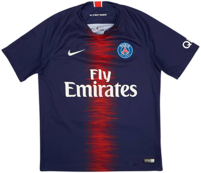 2018-19 Paris Saint-Germain Home Shirt Mbappe #7 - 7/10 - (M)