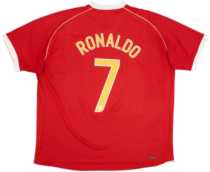 2006-07 Manchester United Home Shirt Ronaldo #7 - 8/10 - (3XL)