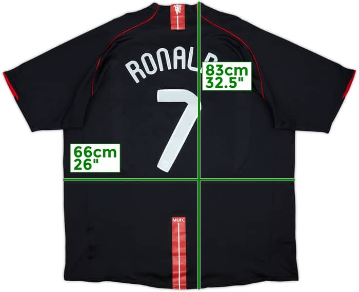 2007-08 Manchester United Away Shirt Ronaldo #7 - 8/10 - (3XL)