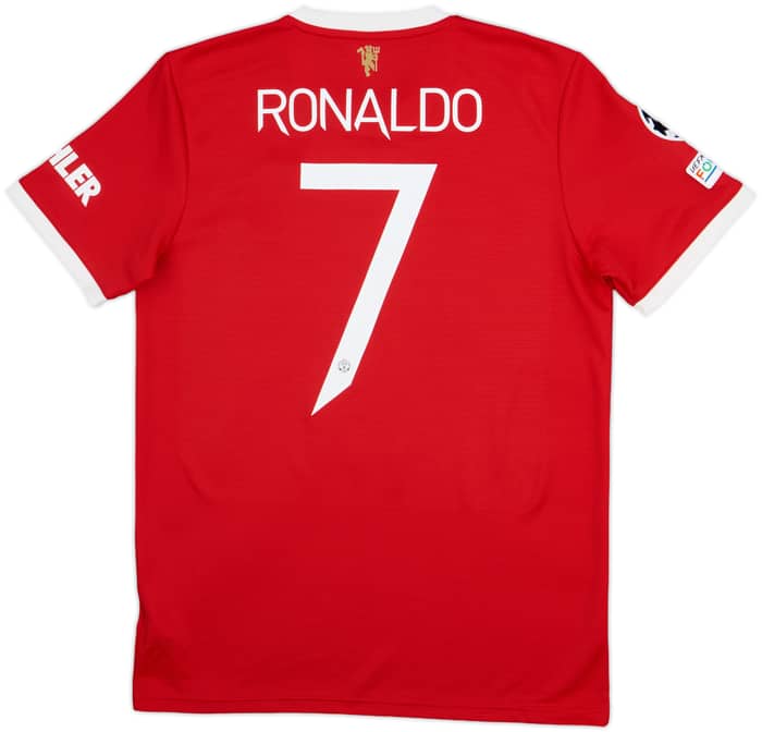 2021-22 Manchester United Home Shirt Ronaldo #7 - 9/10 - (M)