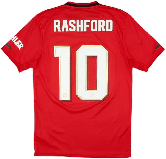 2019-20 Manchester United Home Shirt Rashford #10 - 8/10 - (S)