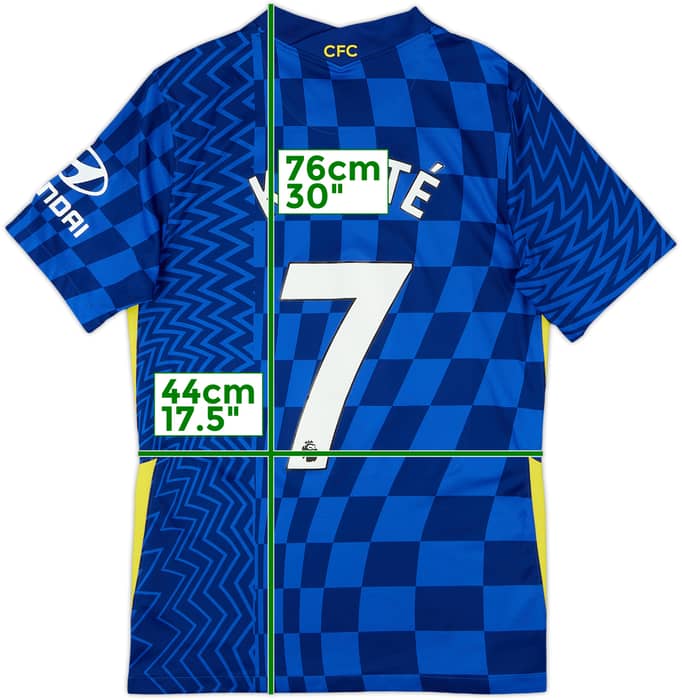 2021-22 Chelsea Home Shirt Kante #7 - 9/10 - (S)
