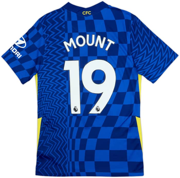 2021-22 Chelsea Home Shirt Mount #19 - 8/10 - (S)
