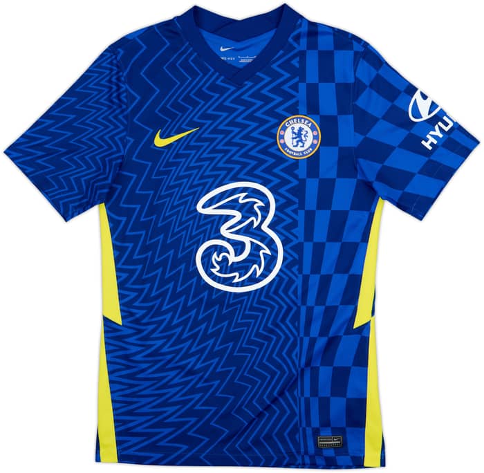 2021-22 Chelsea Home Shirt Mount #19 - 8/10 - (S)