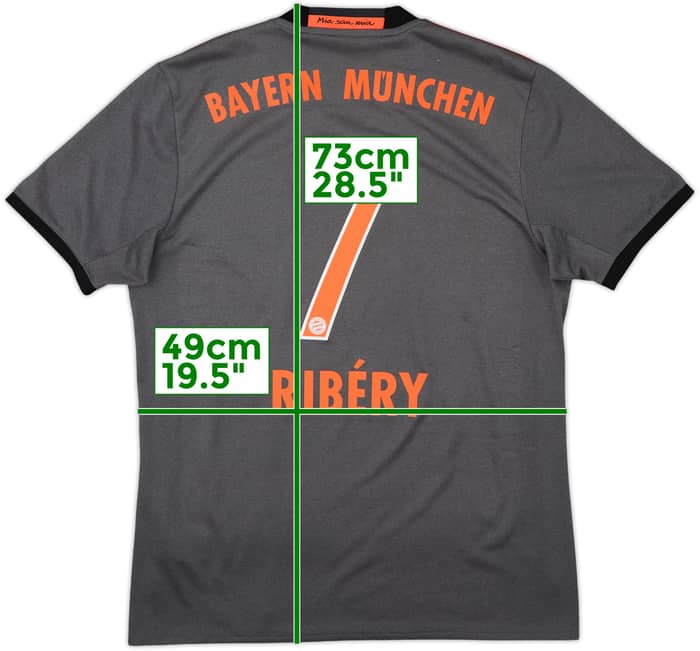 Camiseta de visitante del Bayern Munich 2016-17 Ribery #7 - 10/10 - (M)