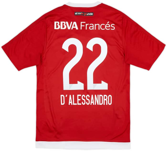 2016-17 River Plate Away Shirt D'Alessandro #22 - 6/10 - (S)